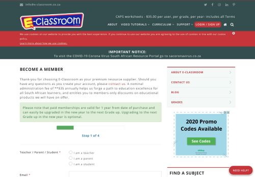 
                            4. Register - E-Classroom