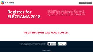 
                            4. Register - ELECRAMA 2018