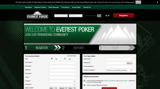 
                            4. Register - Everest Poker