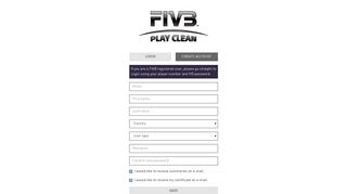 
                            5. Register - FIVB Play Clean