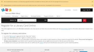 
                            4. Register for a Library Card Online | Vancouver Public Library