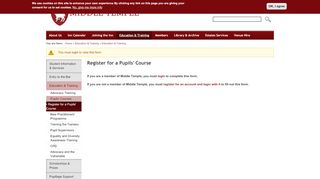 
                            12. Register for a Pupils' Course | Middle Temple