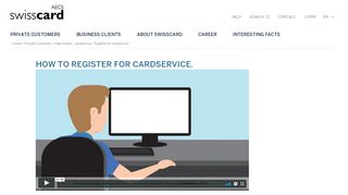 
                            9. Register for cardservice – Services – Swisscard AECS