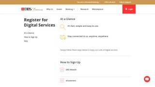 
                            7. Register for Digital Services | DBS Treasures - DBS Bank