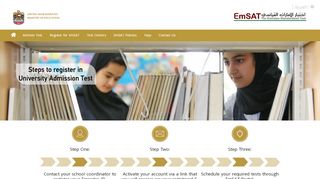 
                            5. Register for EmSAT - EmSAT-The Emirates Standardized ...