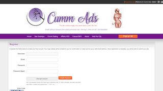 
                            3. Register for Free on Cumtree | Cumtree Free Adult Classifieds