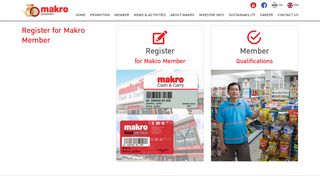 
                            4. Register for Makro Member - แม็คโคร คู่คิดธุรกิจคุณ