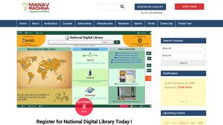 
                            13. Register for National Digital Library Today ! - Manav Rachna ...