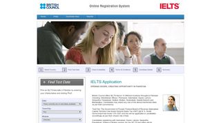 
                            2. Register for Test - British Council IELTS