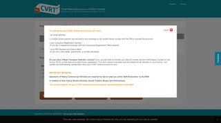 
                            5. Register for your CVRT Online Account - RSA - CVRT