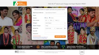 
                            10. Register Free - Telugu Matrimony