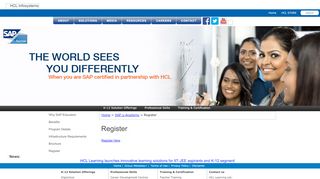 
                            2. Register — HCL Learning