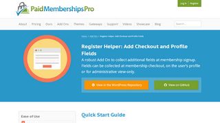 
                            8. Register Helper: Add Checkout and Profile Fields | Paid Memberships ...