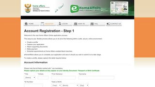 
                            3. Register - Home Affairs