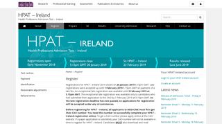 
                            6. Register | HPAT Ireland | Health Professions Admission Test | ACER