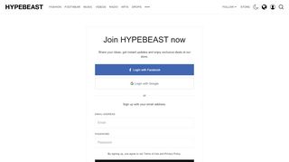 
                            1. Register - Hypebeast