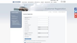 
                            3. Register - Hyundai Customer care