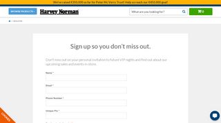 
                            3. Register | Ireland - Harvey Norman