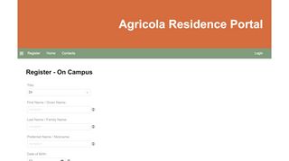 
                            6. Register - Kalgoorlie On-Campus Residence Portal