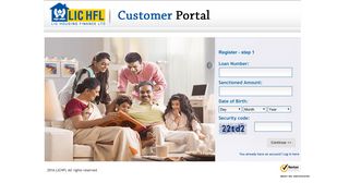 
                            6. Register | LIC HFL | Customer Portal