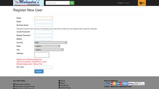 
                            2. Register - Mahendra's MyShop Portal