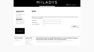 
                            2. Register - MILADYS