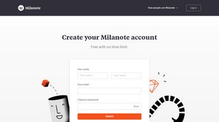 
                            3. Register - Milanote