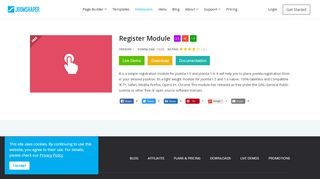 
                            4. Register Module - JoomShaper