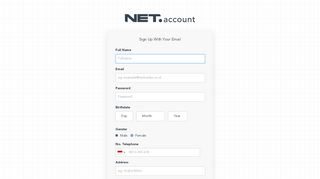 
                            7. Register - NET. Account