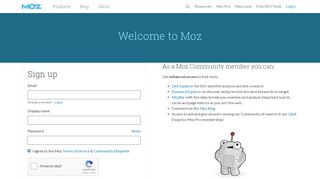 
                            2. Register New Community Account - Moz