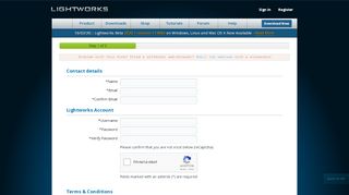 
                            1. Register new user - Lightworks