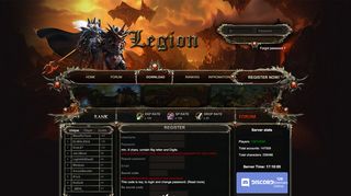 
                            6. register now! - Legion