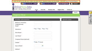 
                            3. Register Now - Online-Home-Jobs.com