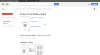 
                            5. Register of the War Department