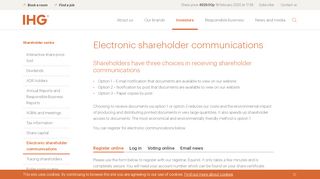 
                            9. Register online - Electronic shareholder communications ...