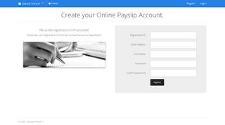 
                            8. Register - online payslip 1.0