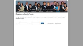 
                            6. Register or Login Again - BWW LLC.