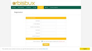 
                            2. Register - OrbisBux - Earn money online