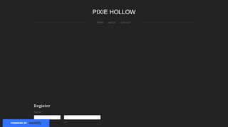 
                            1. Register - Pixie Hollow