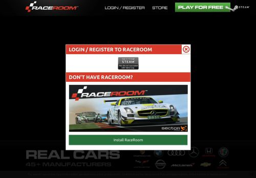 
                            2. Register - RaceRoom Racing Experience