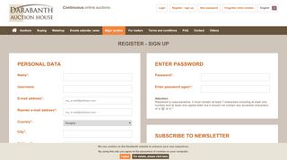 
                            10. Register - sign up | Darabanth Auctions Co., Ltd.
