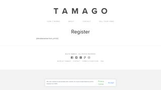 
                            1. Register - Tamago