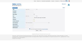 
                            4. Register - Tata Capital Limited Login
