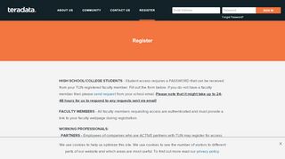 
                            13. Register - Teradata University Network