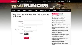 
                            9. Register to comment on MLB Trade Rumors!