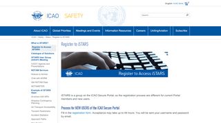 
                            7. Register to iSTARS - ICAO