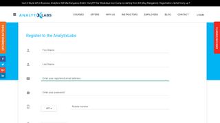 
                            4. Register to the AnalytixLabs