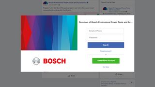 
                            7. Register to the My Bosch Rewards program... - Bosch Professional ...