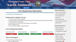 
                            12. Register to Vote - Champaign County Clerk