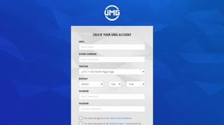 
                            1. Register | UMG Gaming